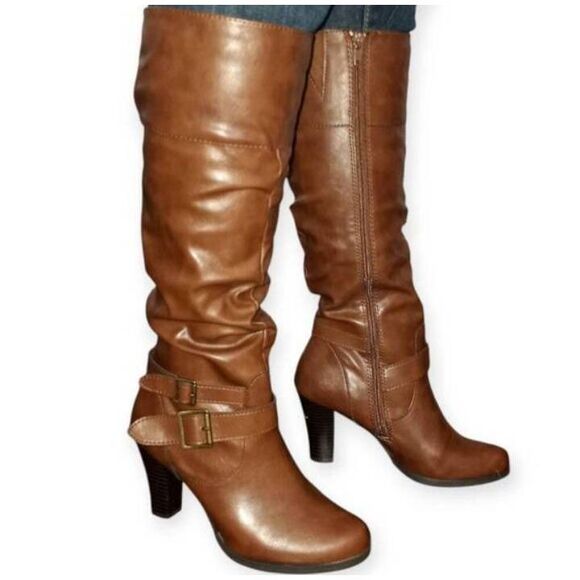 STYLE & CO. COGNAC RUDYY BOOTS SZ.6.5 NWOT. - Picture 1 of 8